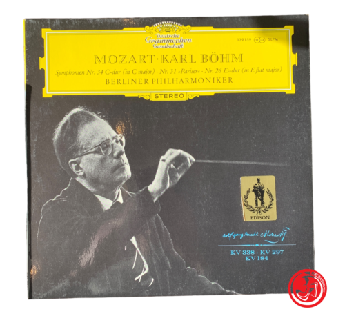 Mozart Karl Bohm Symphonien nr 34 c-dur 31 pariser 26 es-dur