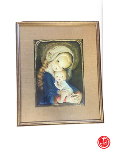 Stampa in cornice in legno - arte sacra