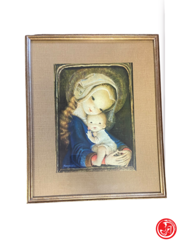 Print in wooden frame - sacred art