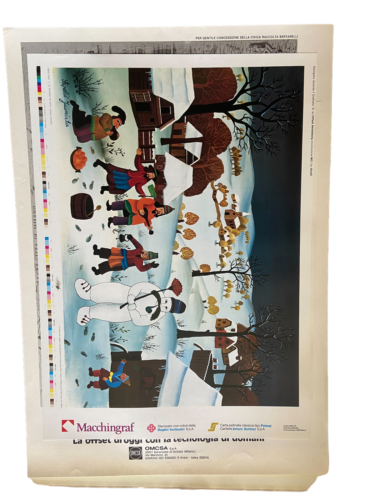Poster - Serie Naif 1 - Il pupazzo di neve (Stipetic Jasminka)