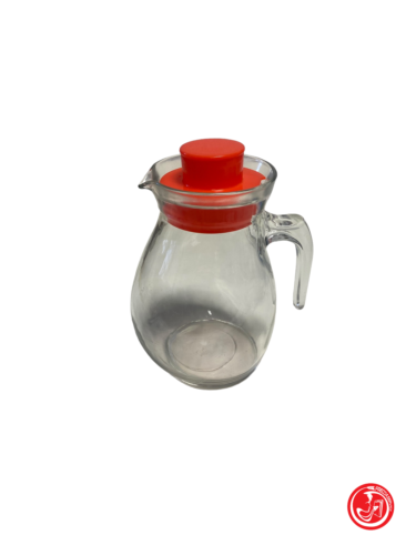 Brocca in vetro con tappo - made in italy