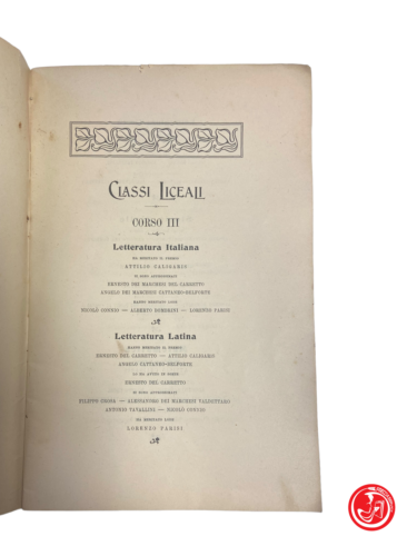 Noms des étudiants ayant reçu des prix ou des distinctions en 1901