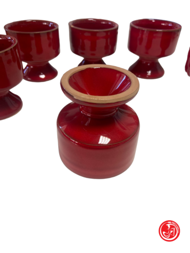 6 ceramic sauce holders - design