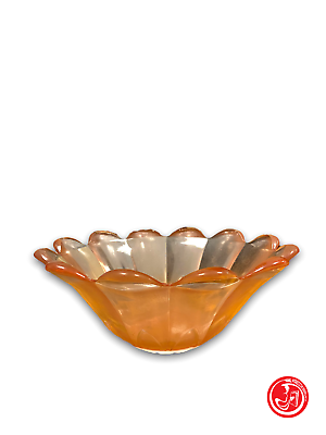 Glass salad bowl