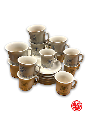 Set of Coinca Caffè cups and mugs