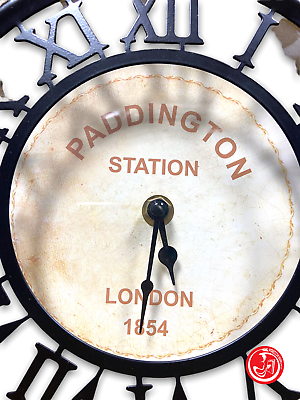 Paddington Station Clock - London 1854