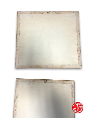 4 paintings made with the drawing technique - original signature