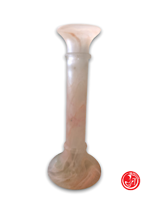 Satin glass vase