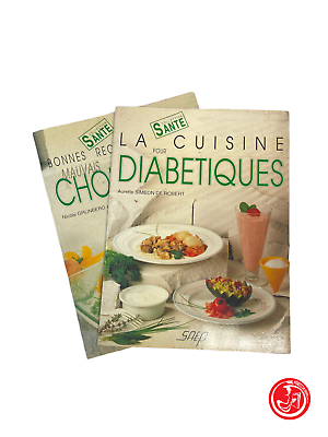 La cuisine pour diabetiques + Recettes contre le Cholesterole - 2vol. - Snep
