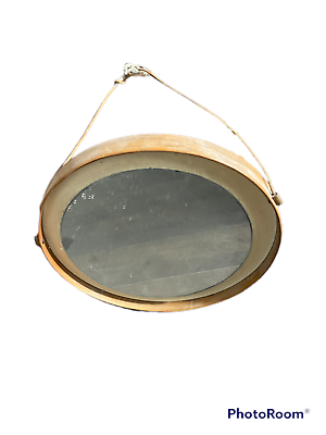 Tondo wall mirror - wood