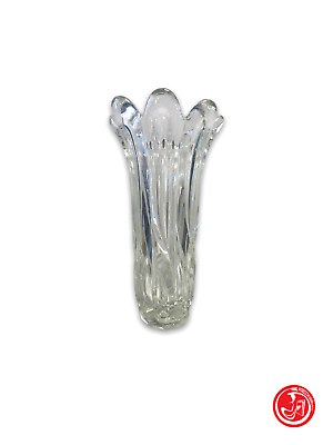 Lux Glass Austria crystal vase