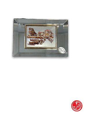 Painting M Cassumar in glass frame