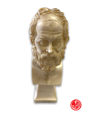 Socrates statuette - face