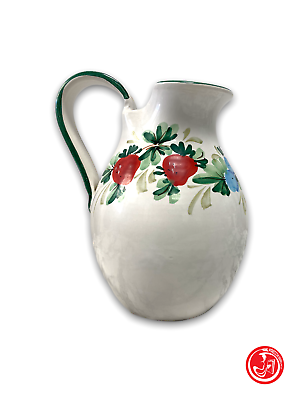 Hand-painted ceramic jug