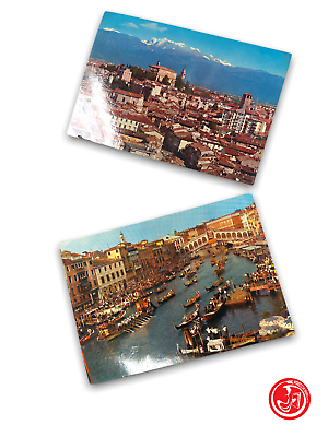 About 50 vintage postcards