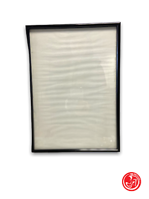 Cornice nera con vetro 26 x 36 cm