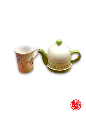 Teiera in ceramica con tazza - Peter's TeaHouse