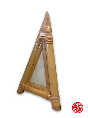 Pyramid table lamp