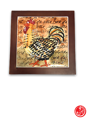 Ceramic picture - Rooster