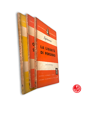 Diderot - Verri - Spinoza - Universale economica - 3 volumi
