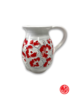 Decorated ceramic jug