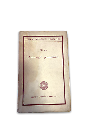 Cilento - Anthologie plotinienne