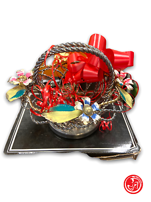 Panier de fleurs - cadeau