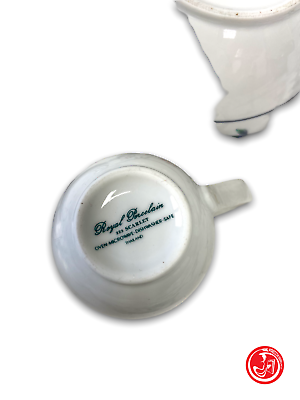 Servizio da caffè con zuccheriera - Royal Porcelain - 223 Scarlet