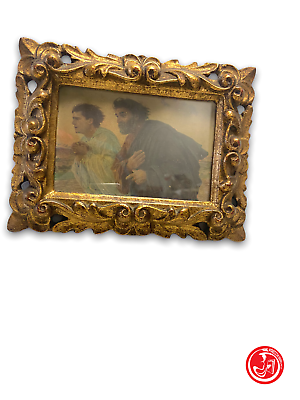 Picture with vintage frame