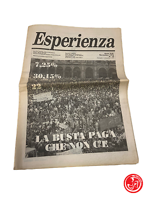 Abbonamento mensile Esperienza - Anno XLIII (novembre 1992)