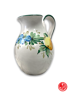 Hand-painted ceramic jug
