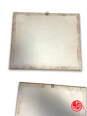 4 paintings made with the drawing technique - original signature