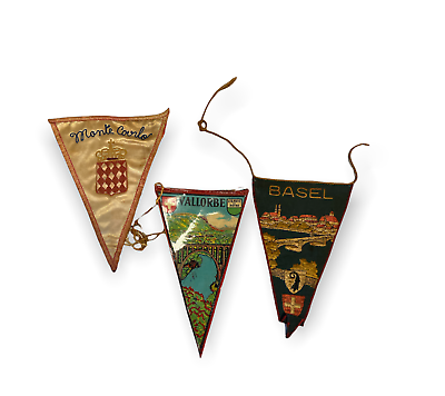 Small banners from the world