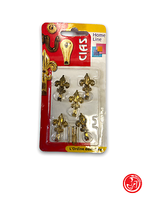 CIAS - Gancio per quadri, Giglio, 32mm , 5pz
