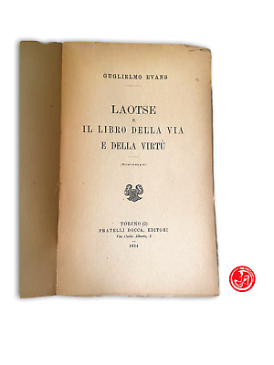 G. Evans - Lao**Tse il libro della Vire della Virtù