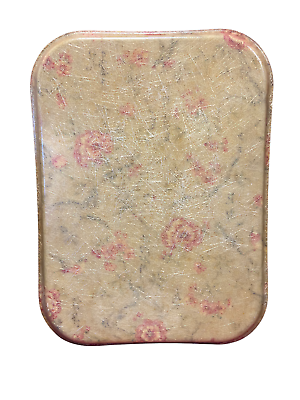Floral patterned tray