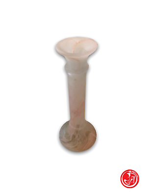 Satin glass vase