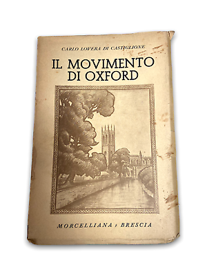 Carlo Lovera di Castiglione - Il movimento di Oxford