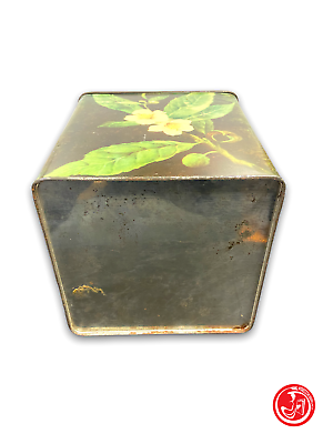 Square tin box