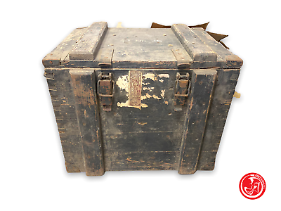 Baule in legno -  S.A. Cartiere P. Milani Fabriano