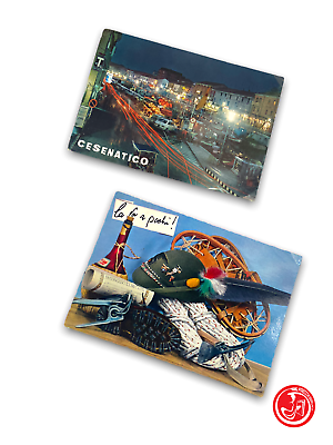 About 50 vintage postcards