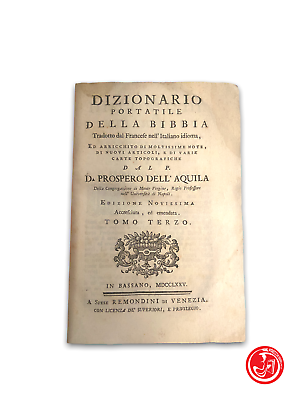 Dizionario portatile della Bibbia - I-II-III-IV