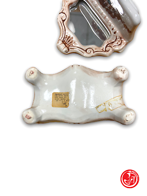 Ceramic jewelry box with mirror