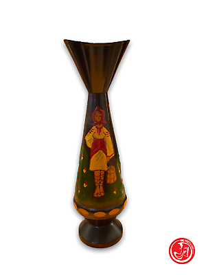 Cruche en bois vintage