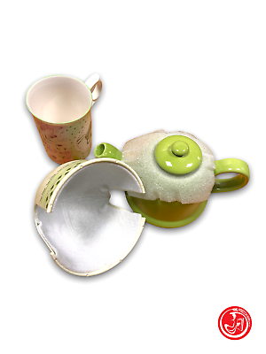 Teiera in ceramica con tazza - Peter's TeaHouse