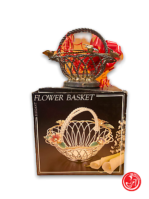 Panier de fleurs - cadeau