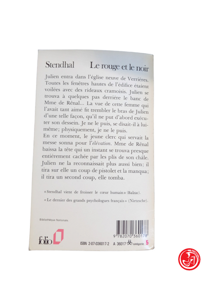 Le rouge et le noir - STENDHAL