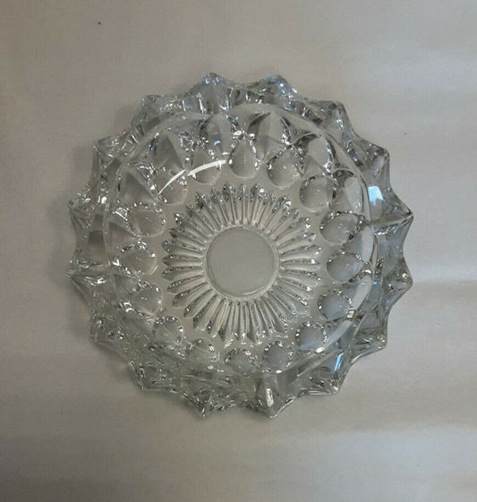 Elegante Posacenere Anni 50 In Vetro