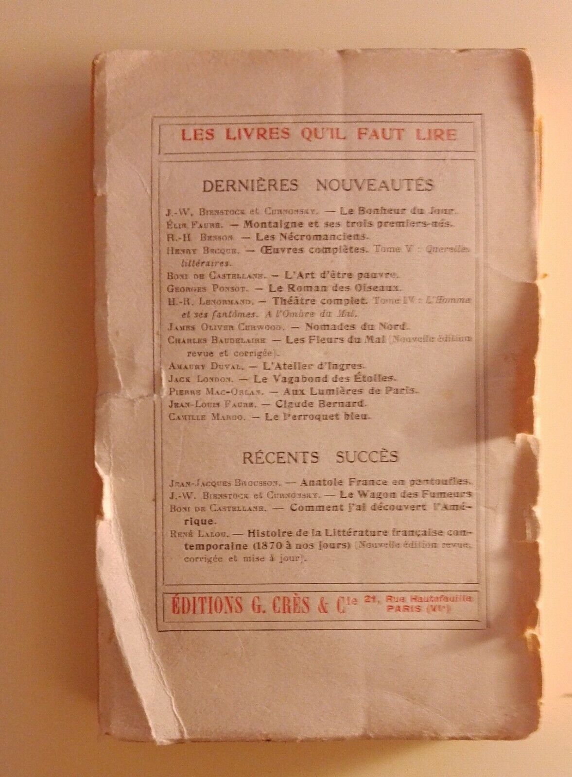 La Fille de la sagesse, Rider Haggard, Les editions G. Cres., 1926
