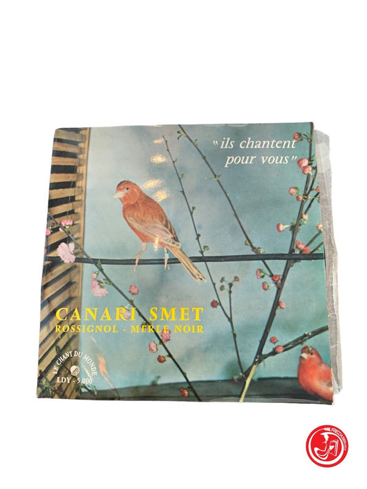 Georges Albouze - Canari Smet - Rossignols - Merle Noir